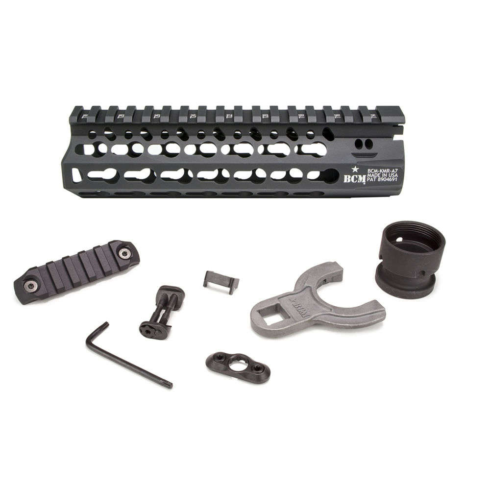 Misc. Accessories Bravo Company Aluminum BCM KMR-A7-556-BK    KMOD RAIL ALPHA 7         BLK • Model: Aluminum